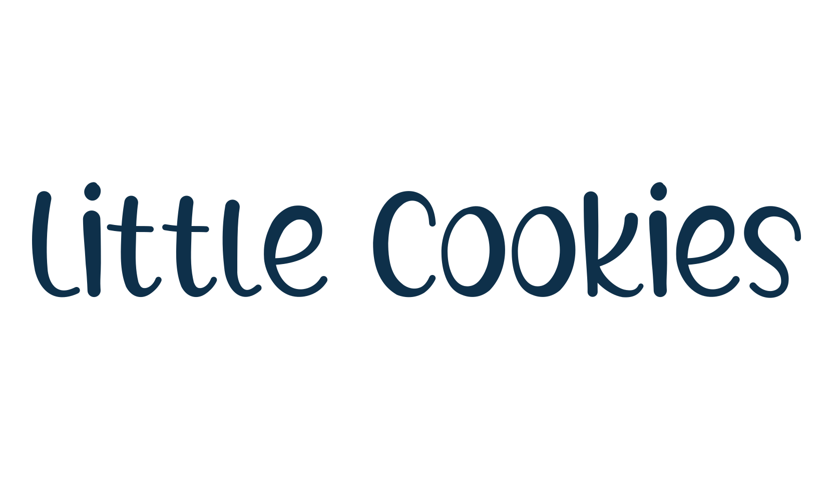 Little Cookies, display market font preview
