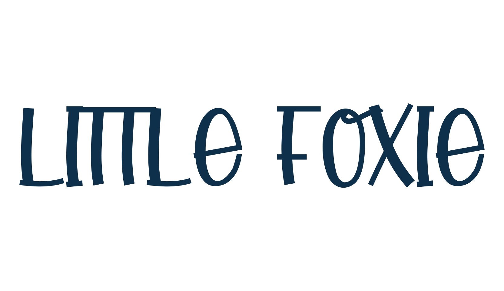Little Foxie, fancy various decorative font preview