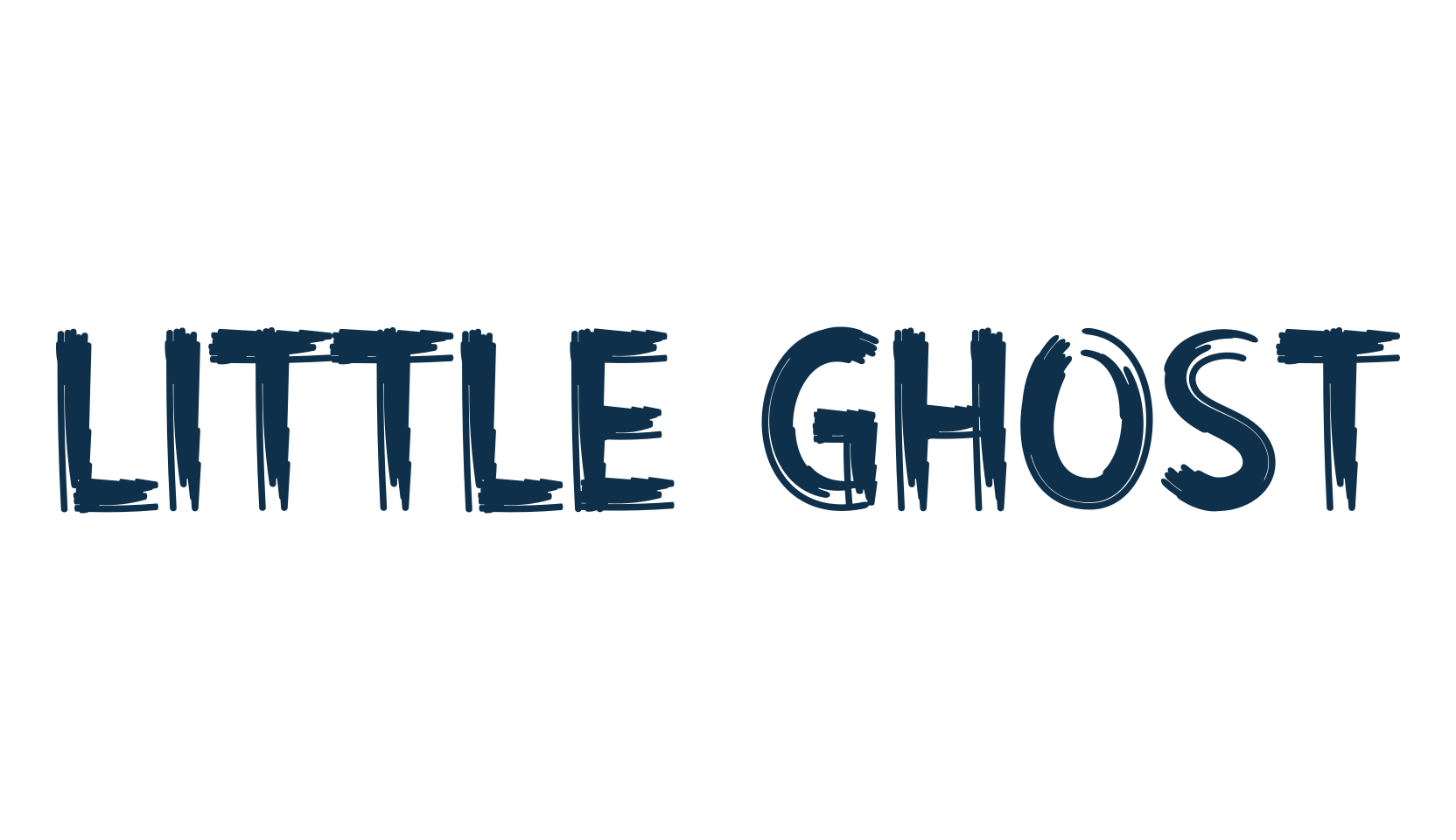 Little Ghost, holiday halloween fancy decorative horror font preview