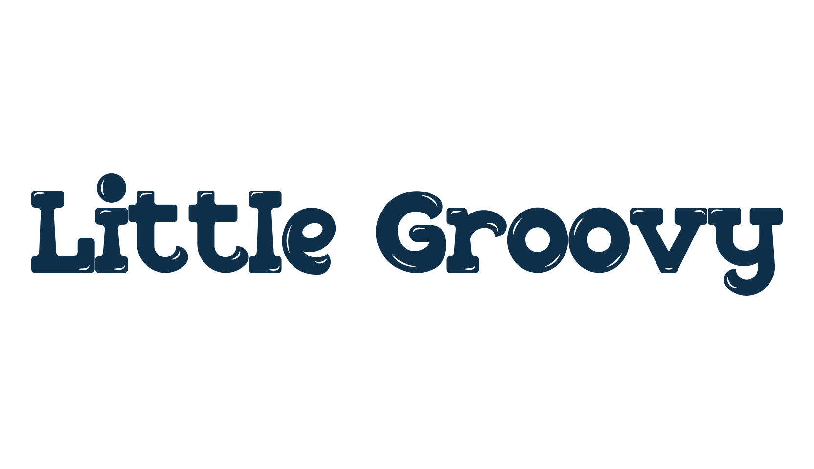 Little Groovy, fancy cartoon decorative font preview