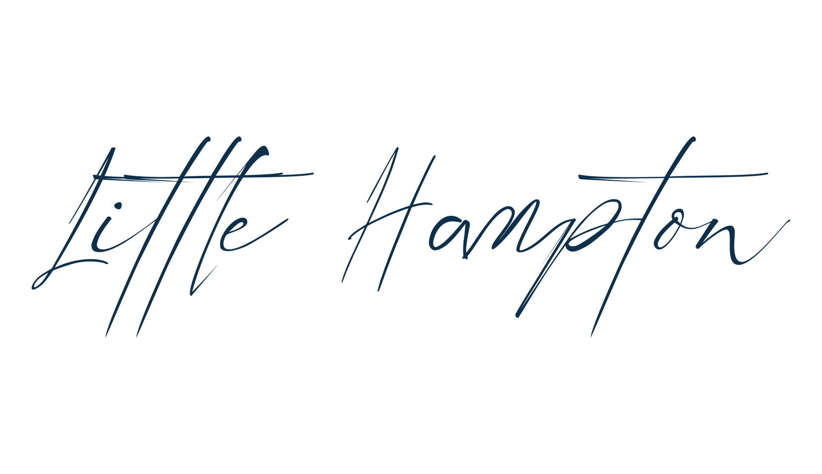 Little Hampton, handwriting font preview