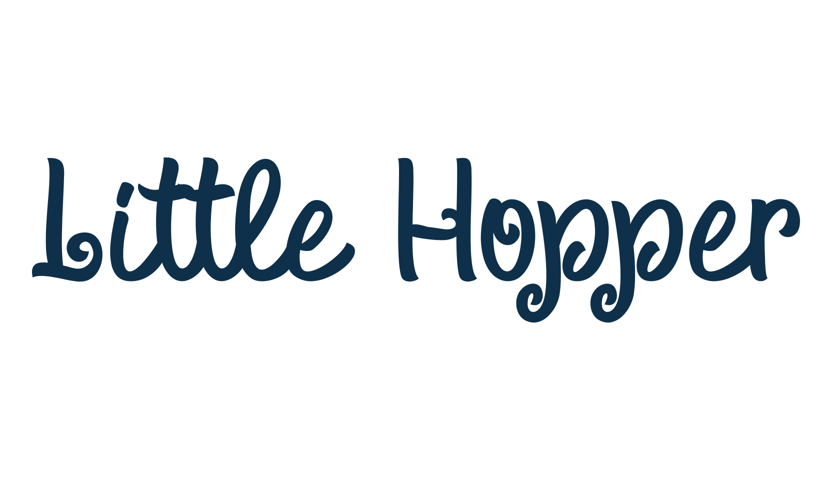 Little Hopper, fancy decorative font preview