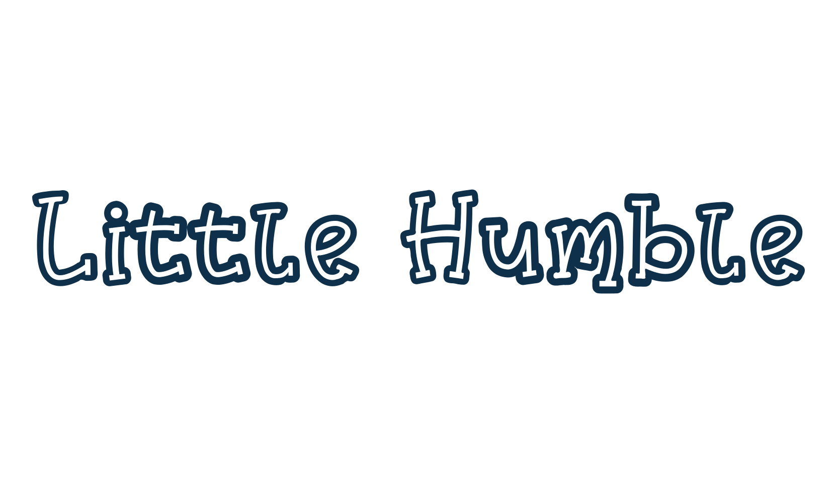 Little Humble, cartoon font preview