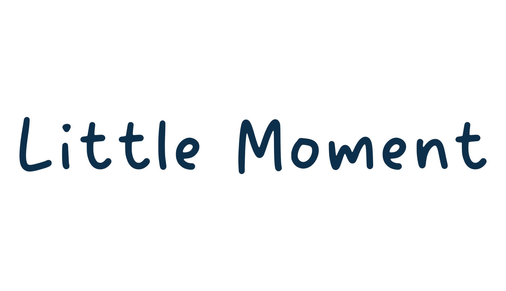 Little Moment, script handwritten fancy decorative calligraphy font preview