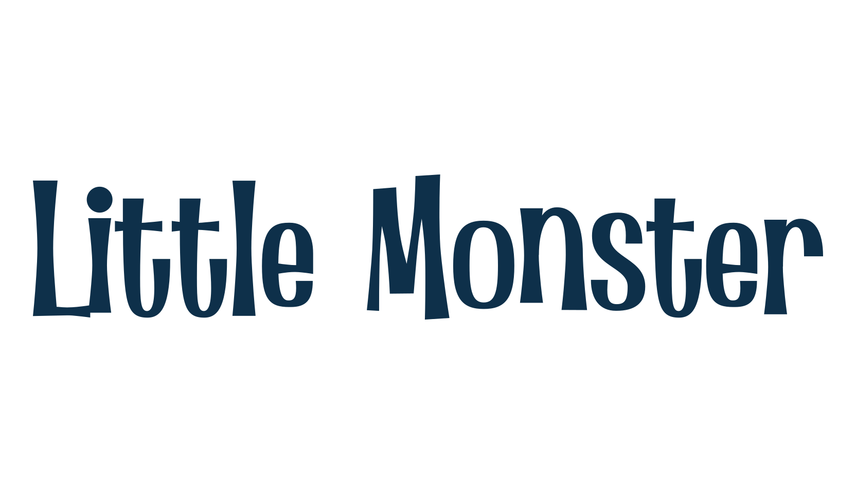 Little Monster (little-monster-3), display market font preview