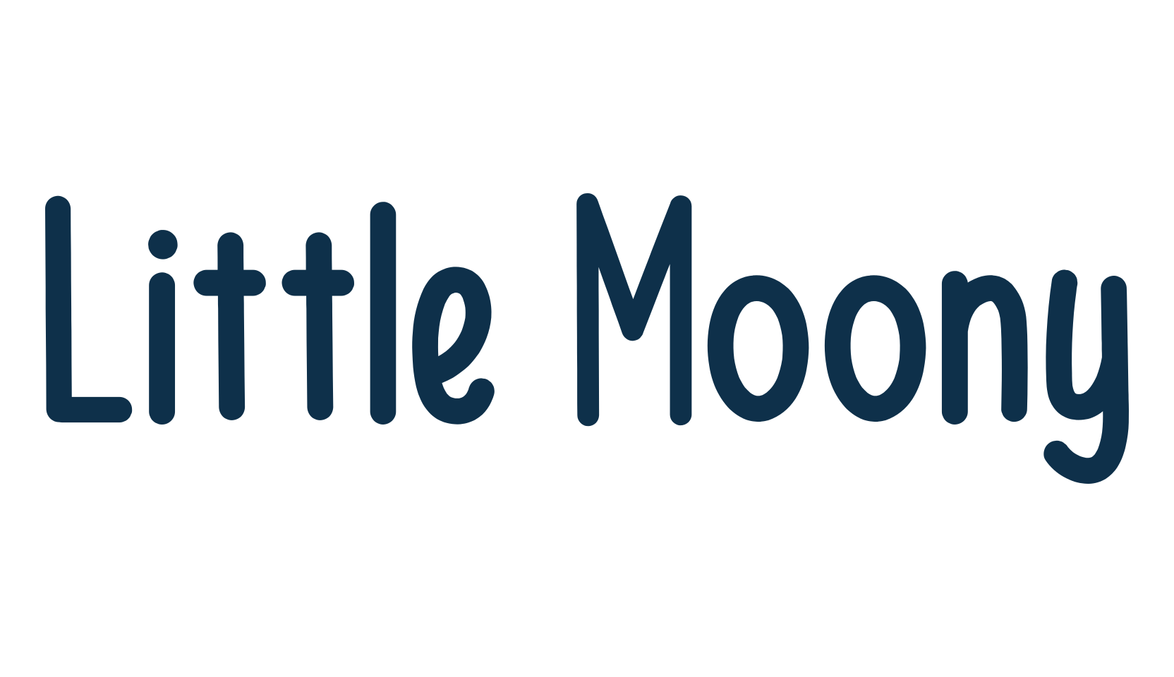 Little Moony, various font preview