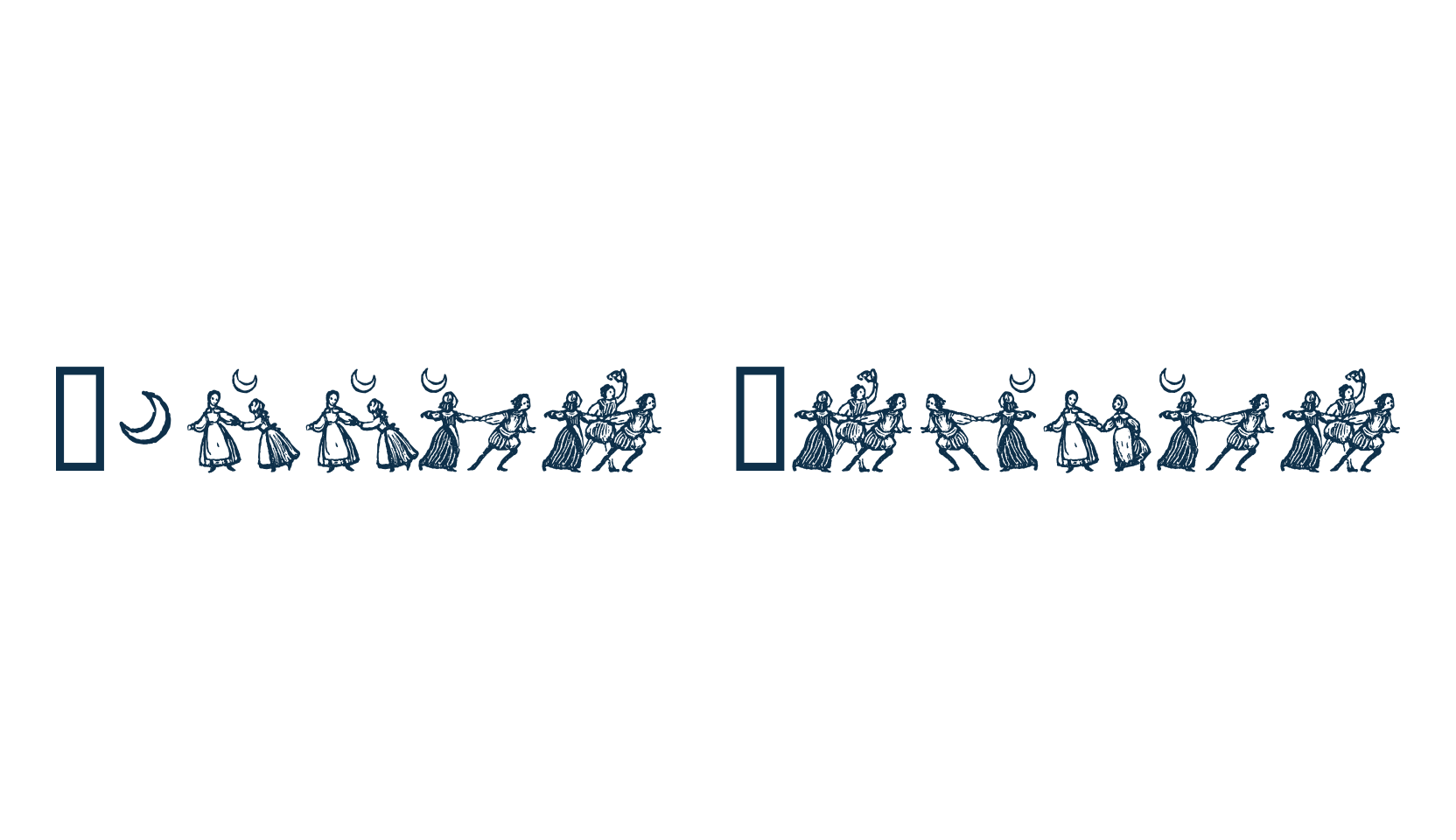 Little People, fancy decorative font preview