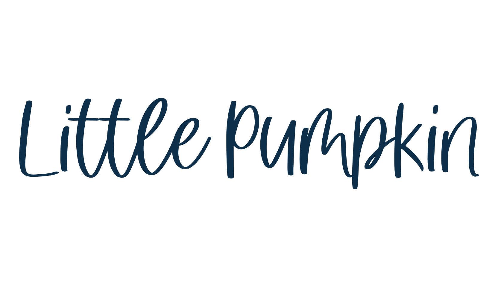 Little Pumpkin, handwriting font preview