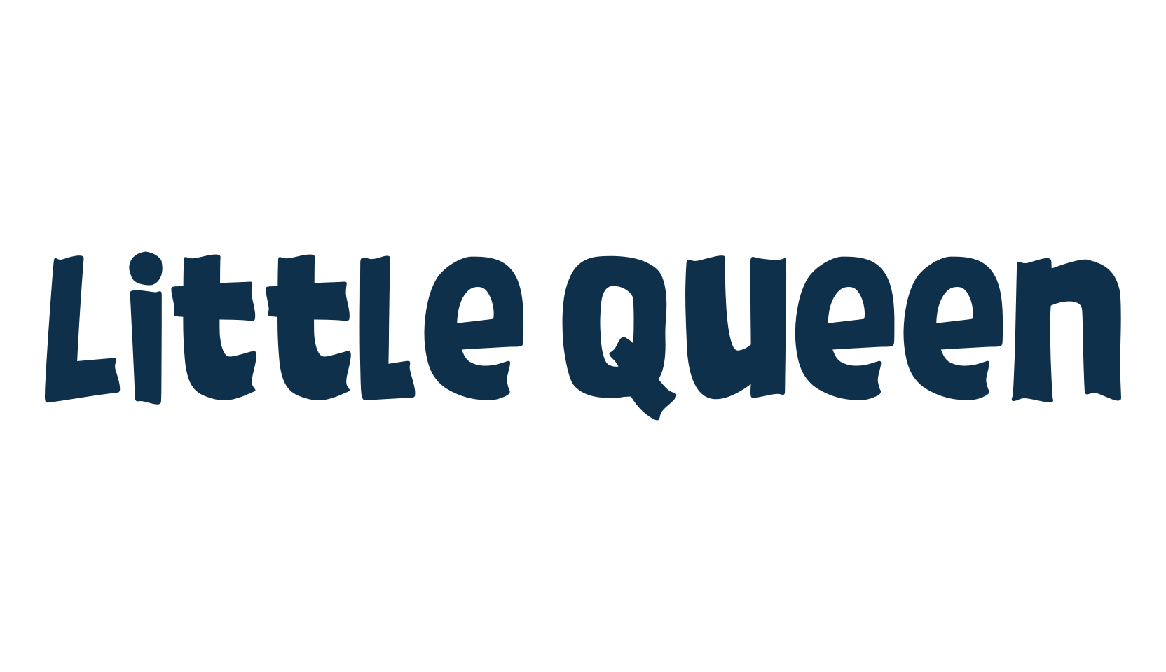 Little Queen, fancy cartoon decorative font preview