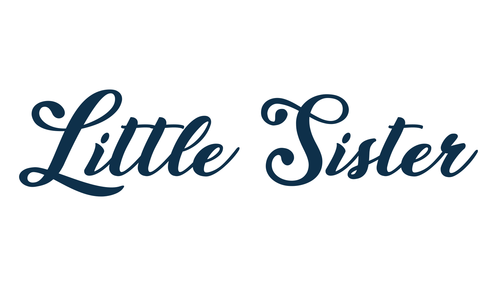 Little Sister, fancy decorative font preview