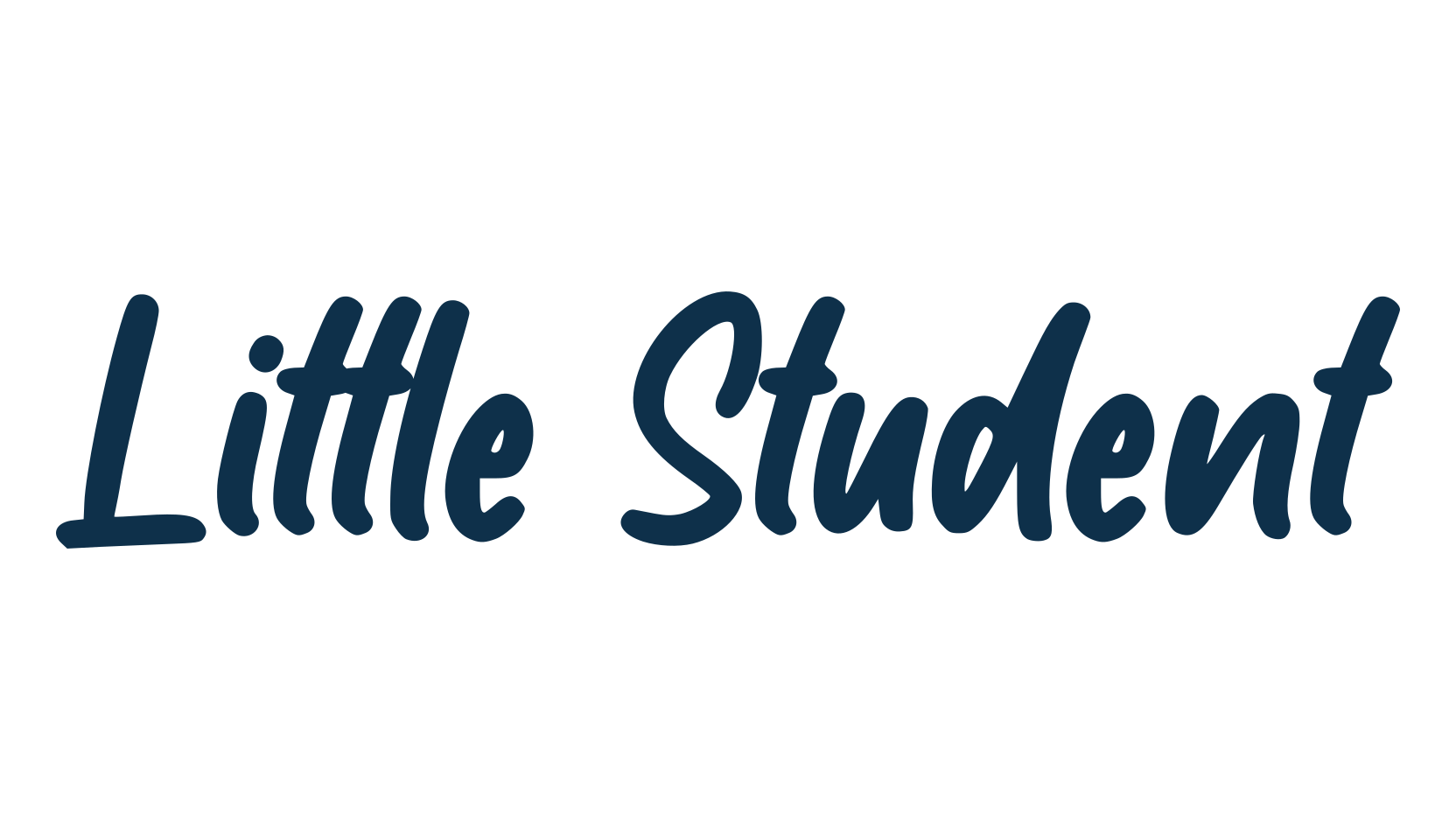Little Student, script handwritten fancy decorative calligraphy font preview