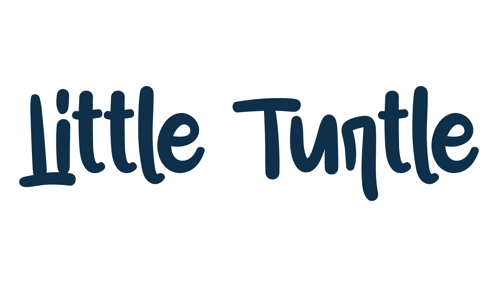 Little Turtle, script handwritten fancy decorative calligraphy font preview