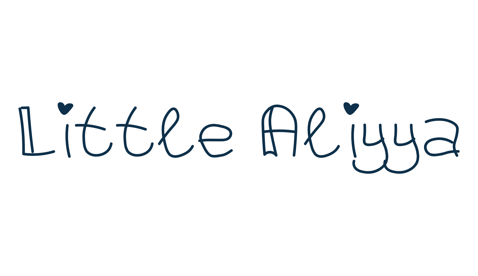 Little Aliyya, display market font preview