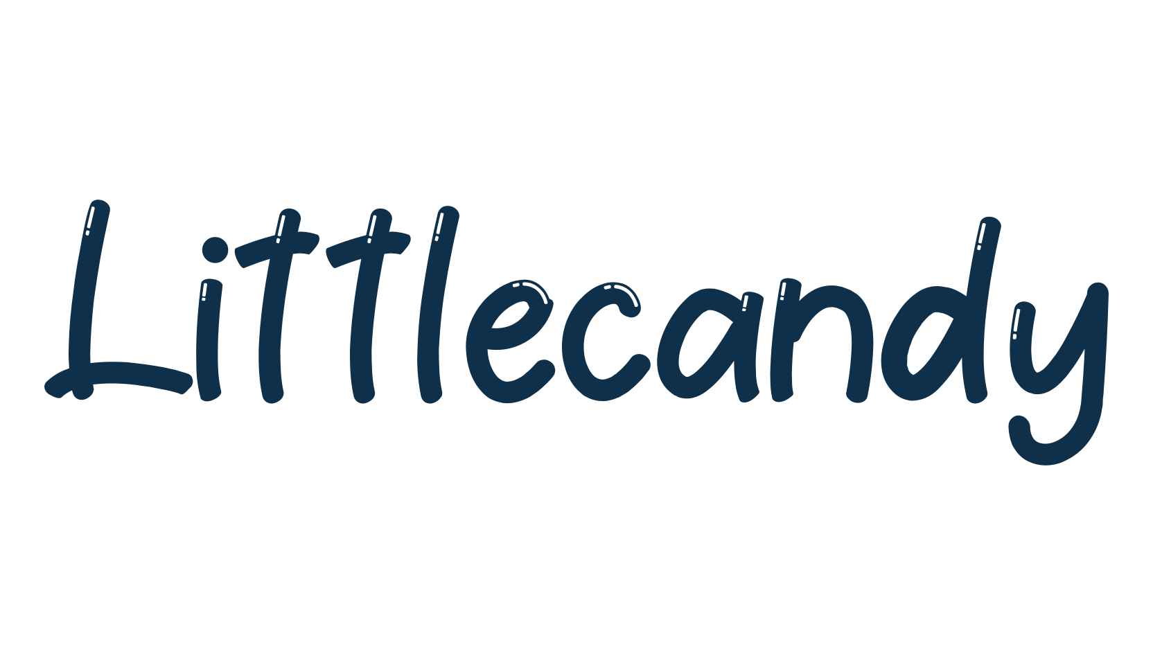 Littlecandy, fancy decorative font preview