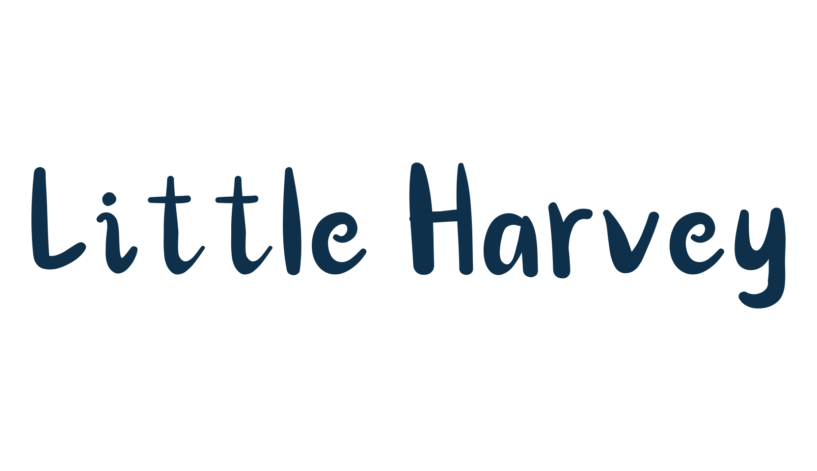 Little Harvey, script handwritten fancy decorative calligraphy font preview