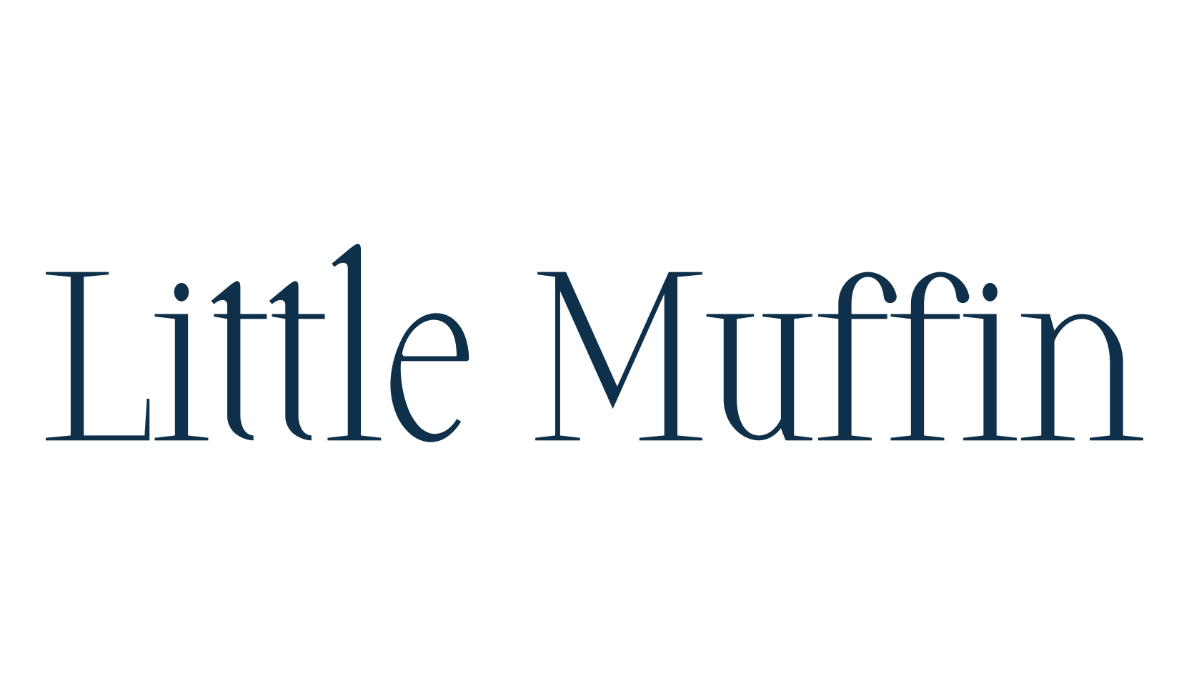 Little Muffin, basic serif font preview