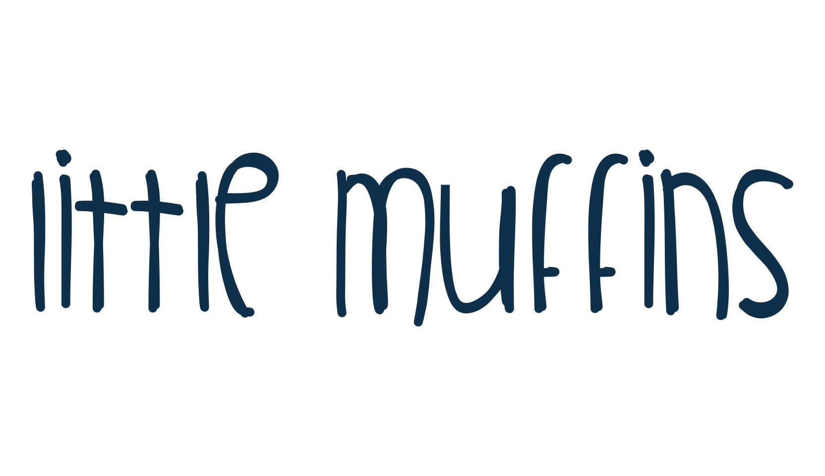Little Muffins, script handwritten fancy decorative calligraphy font preview