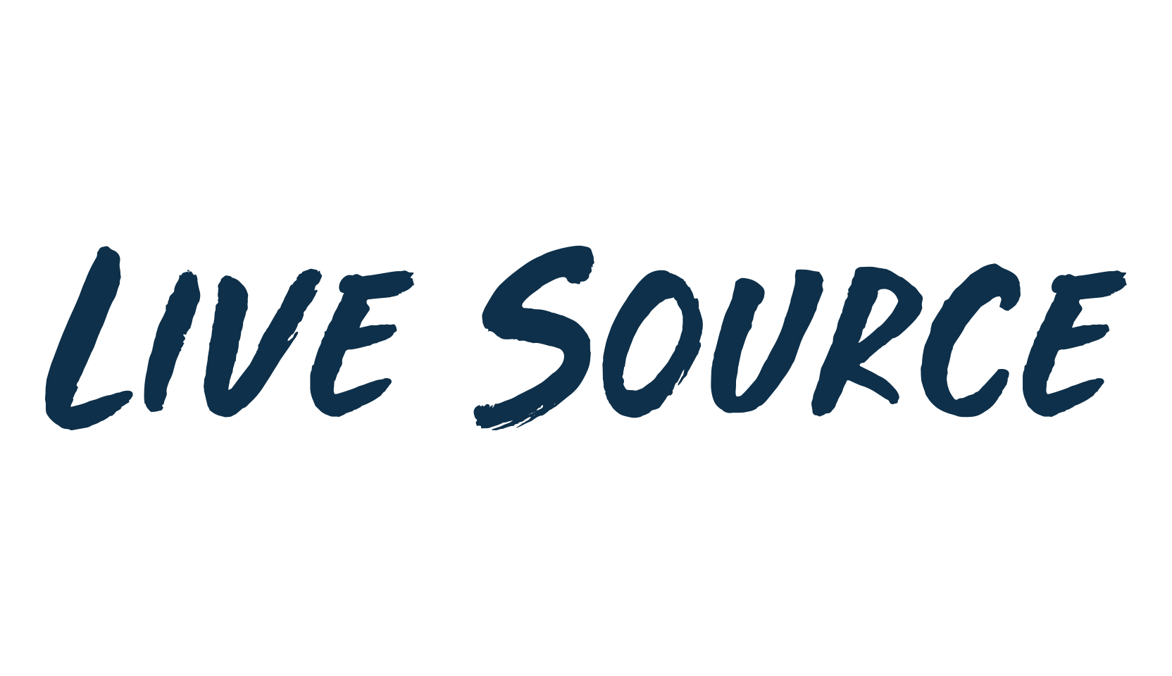 Live Source, script brush fancy decorative calligraphy font preview