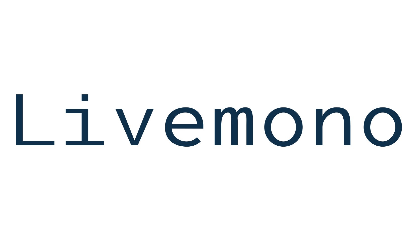 Livemono, fixed width font preview