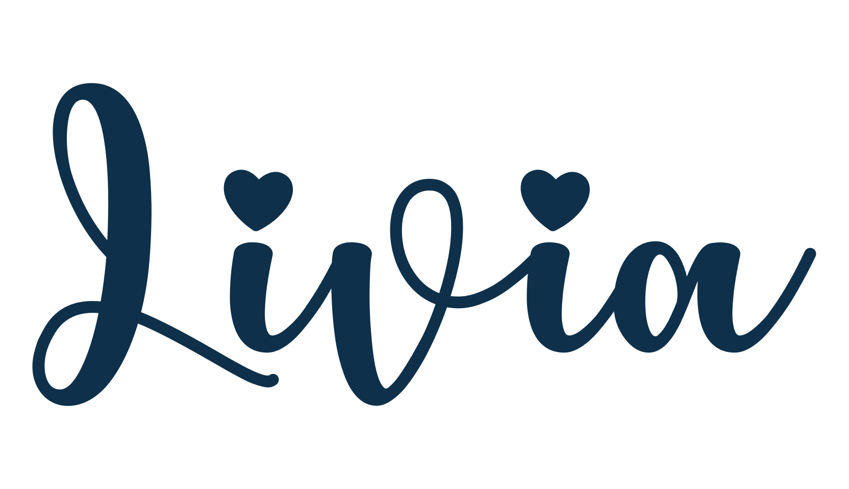 Livia, script calligraphy fancy decorative font preview
