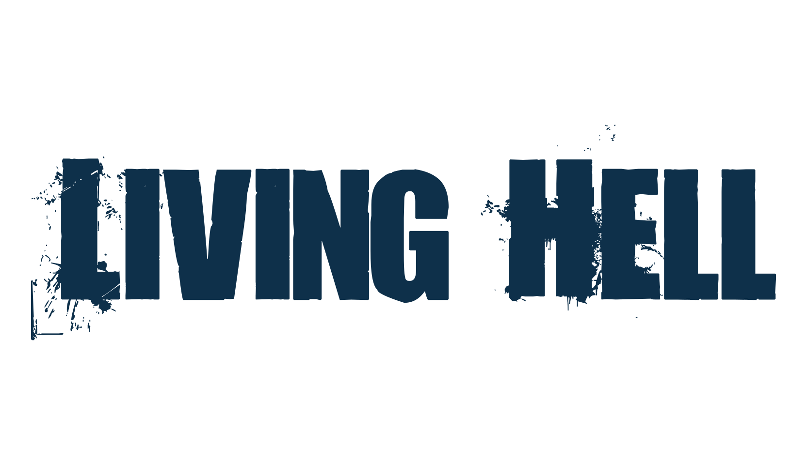 Living Hell, destroy font preview