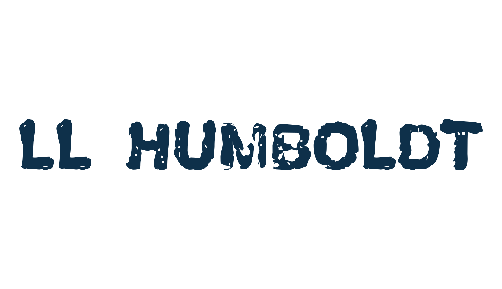 LL Humboldt, fancy destroy decorative font preview