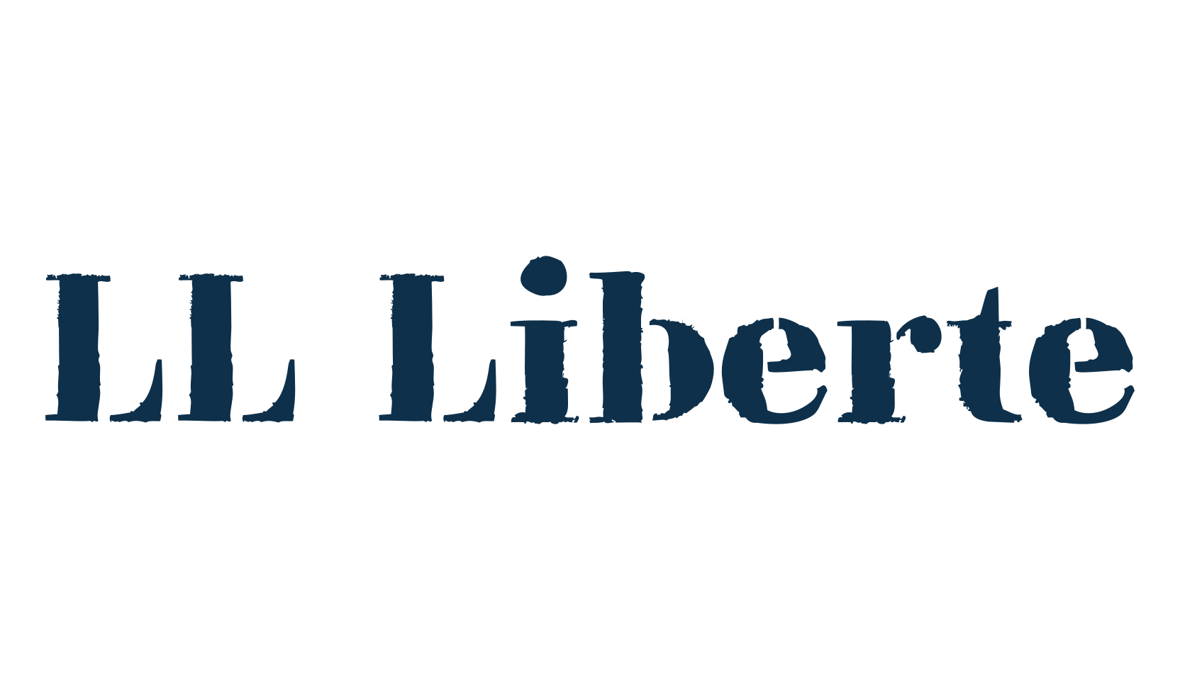 LL Liberte, fancy stencil, army decorative font preview
