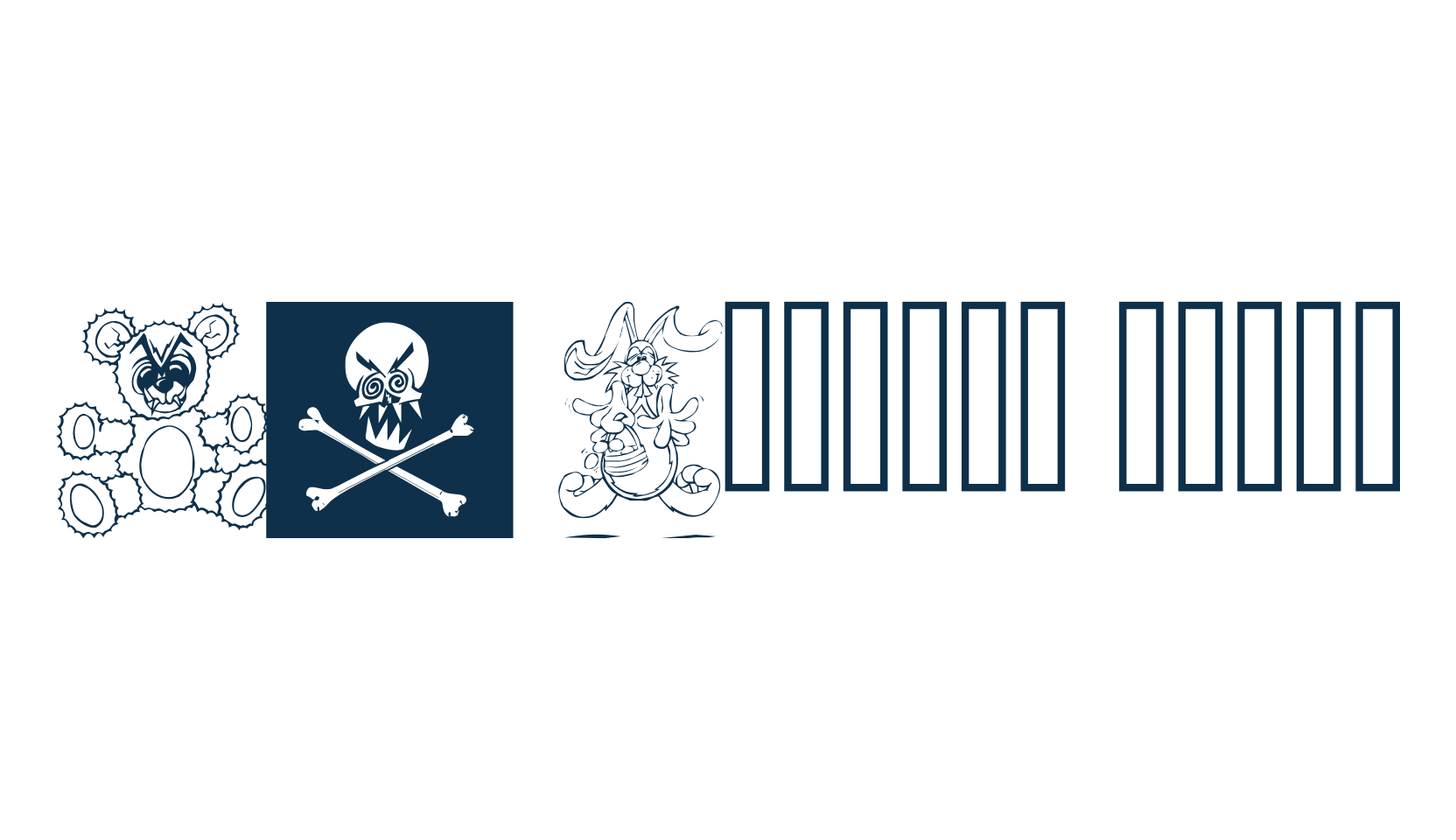 LM Holiday Toons, display market font preview