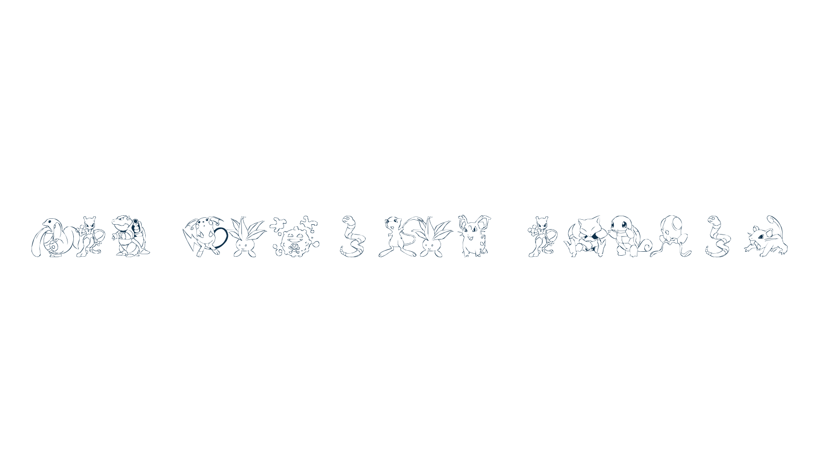 LMS Pokemon Master, display market font preview