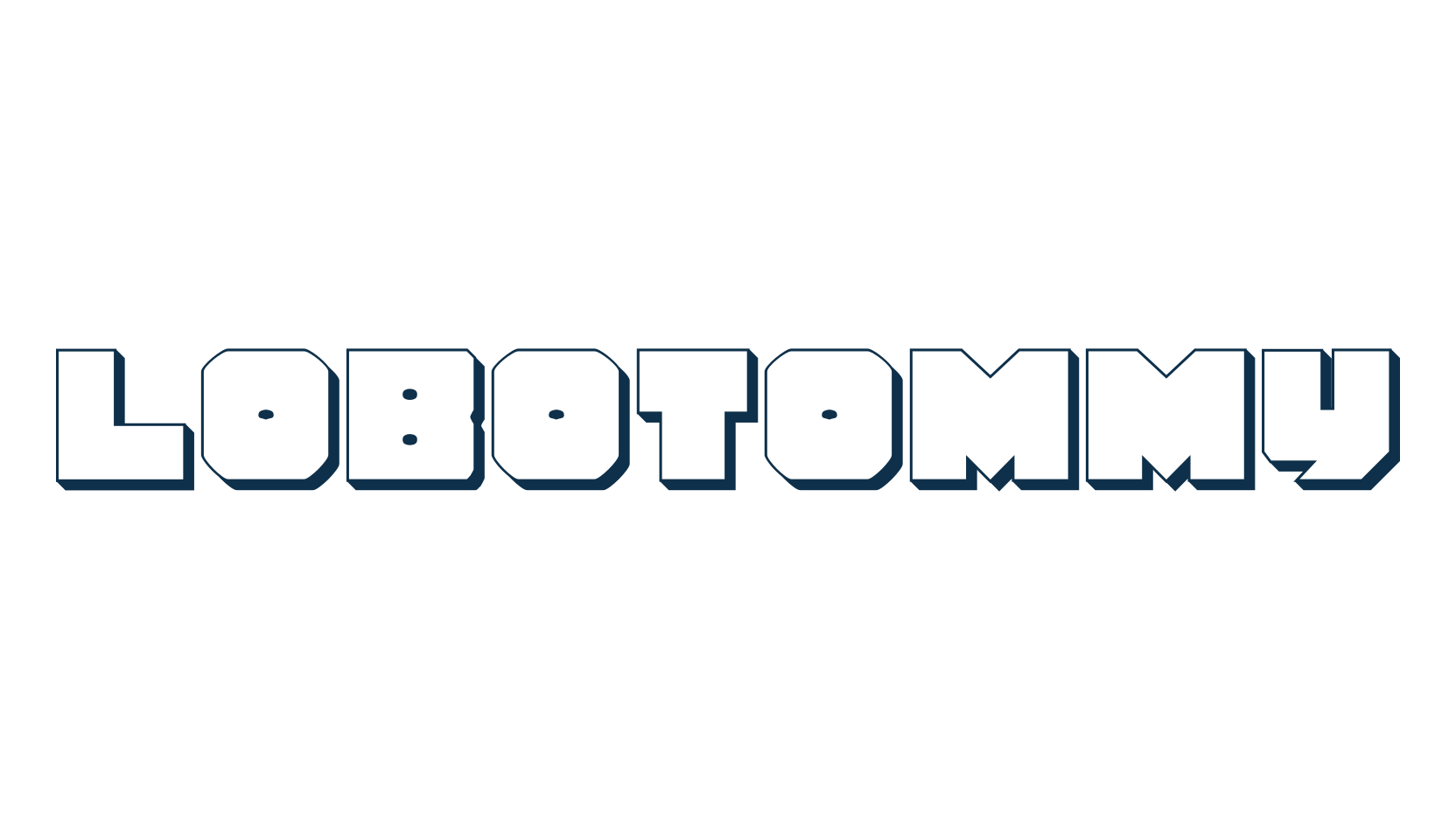 Lobotommy, fancy various techno sci-fi font preview