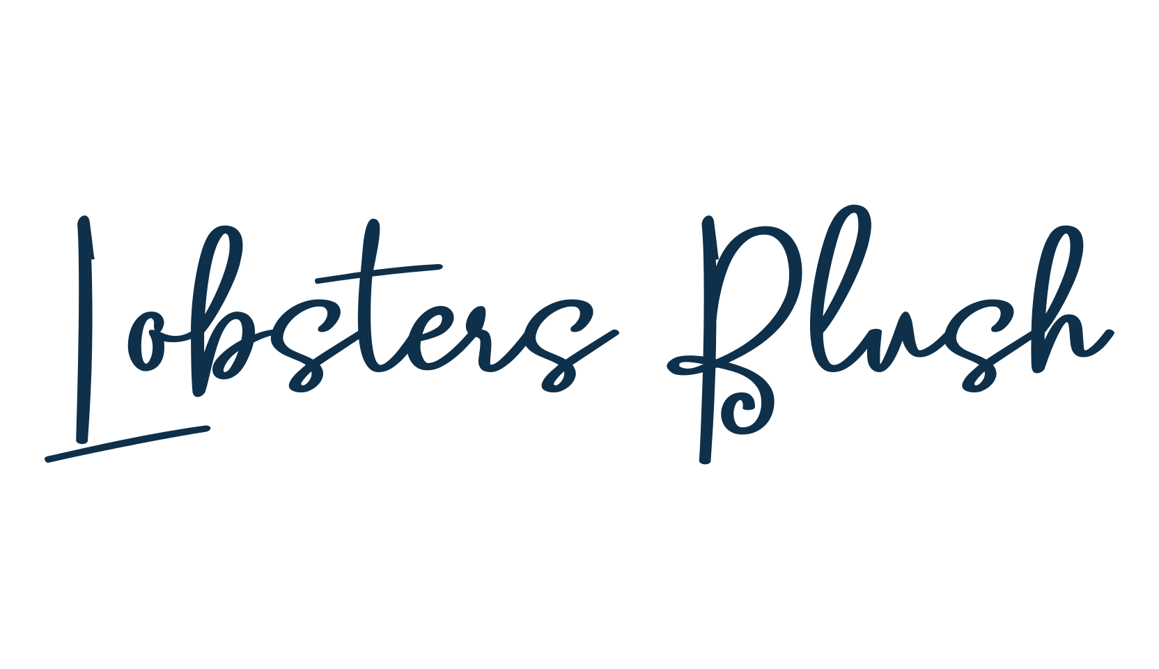 Lobsters Blush, script handwritten fancy decorative calligraphy font preview