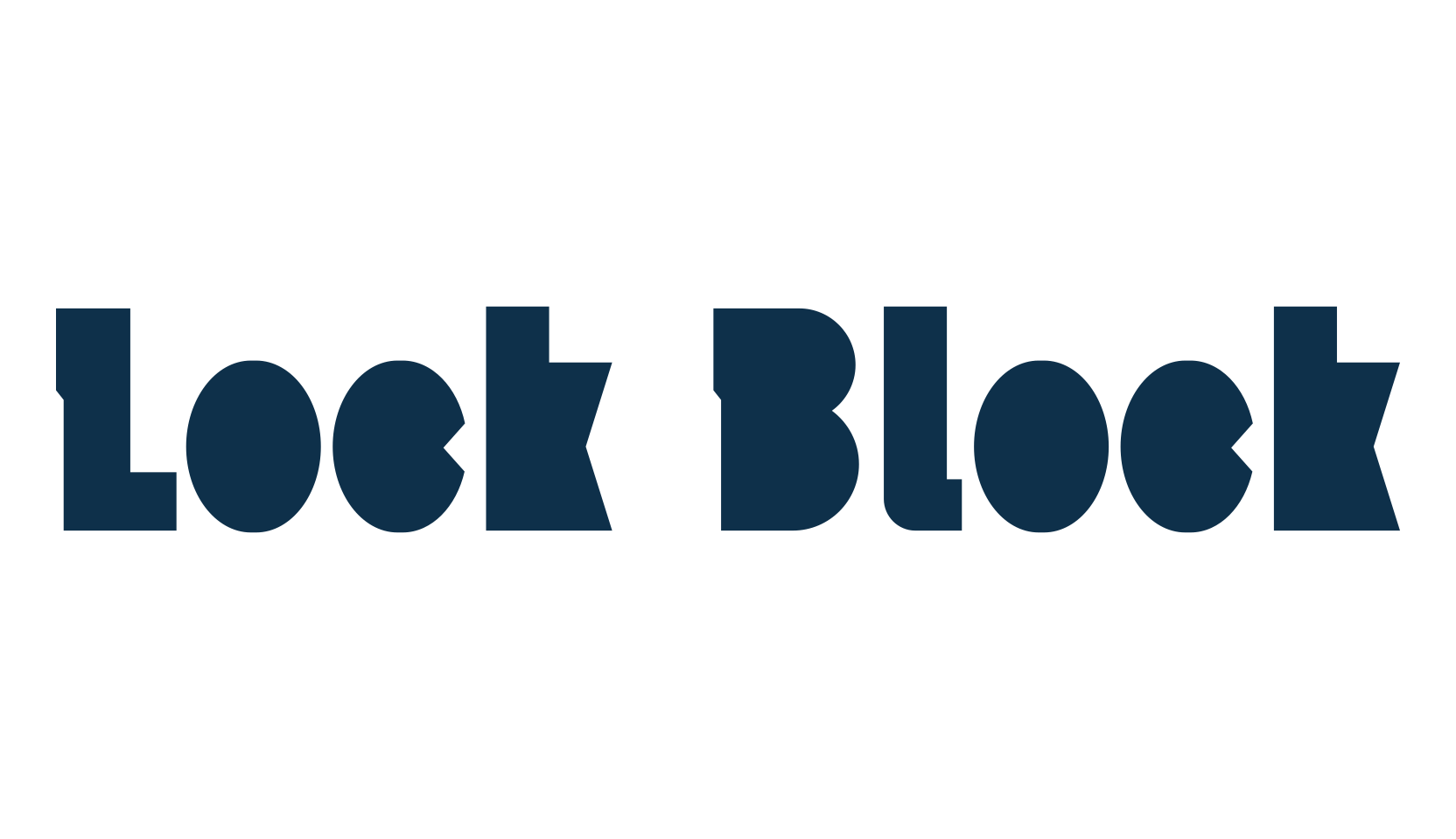 Lock Block, various font preview