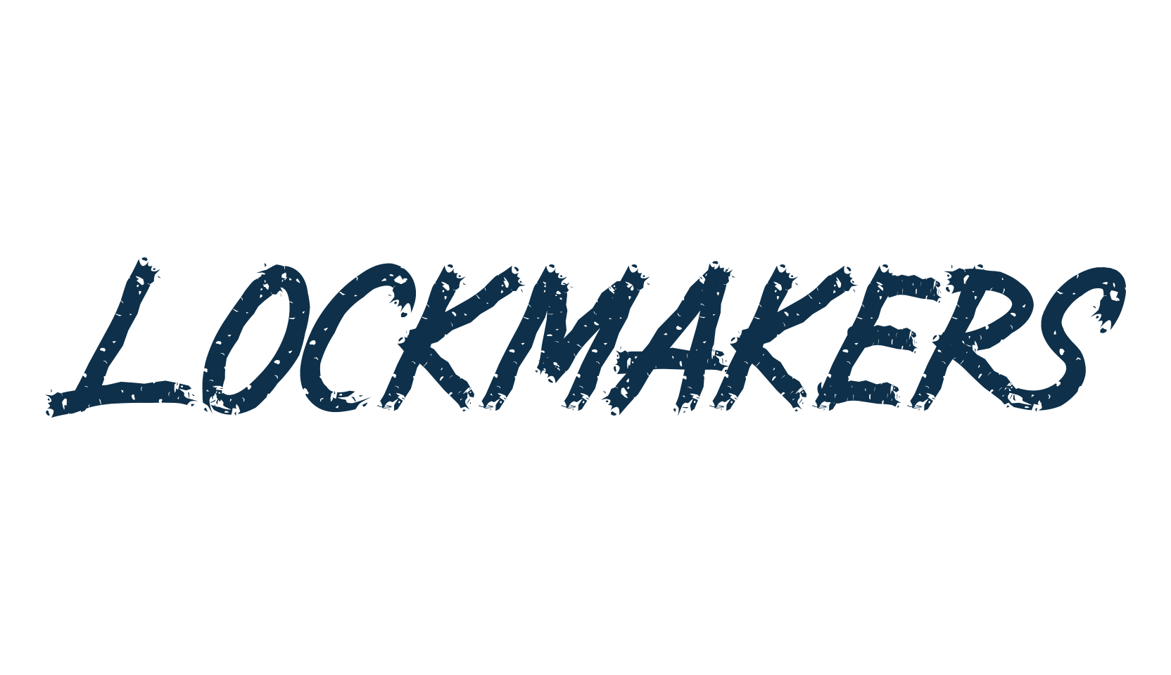 Lockmakers, brush font preview