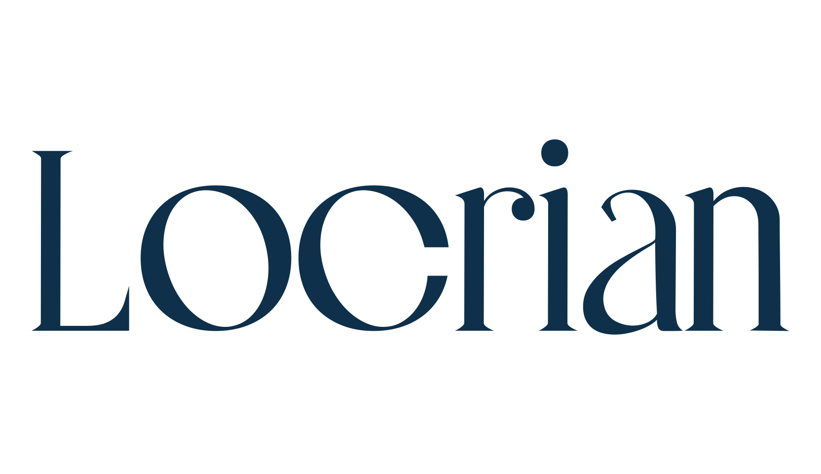 Locrian, basic serif font preview