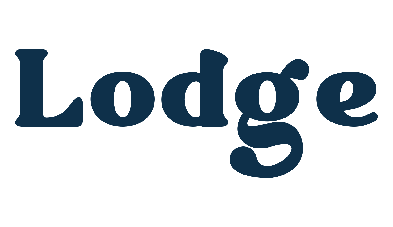 Lodge, retro font preview