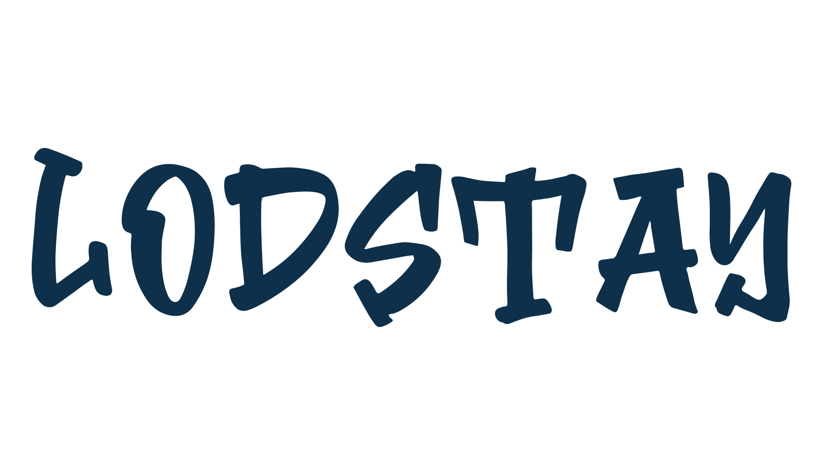 Lodstay, graffiti font preview