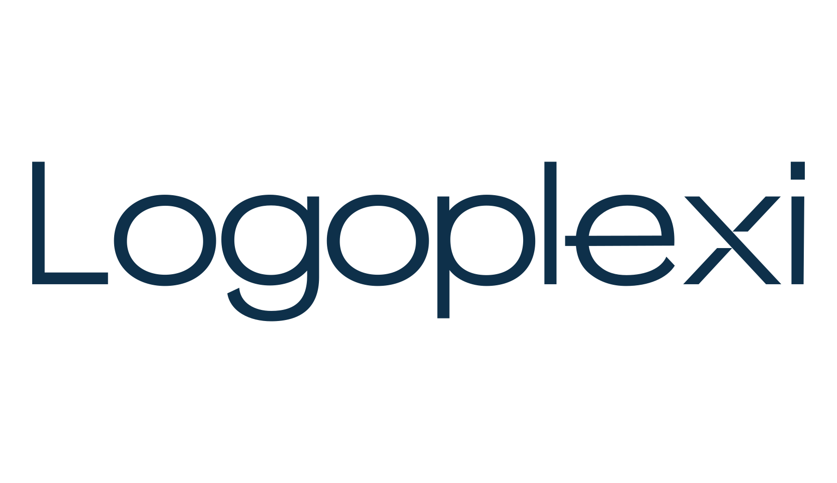 Logoplexi, basic sans serif font preview