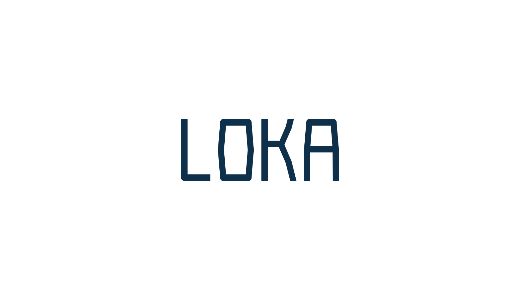 Loka, sci-fi font preview