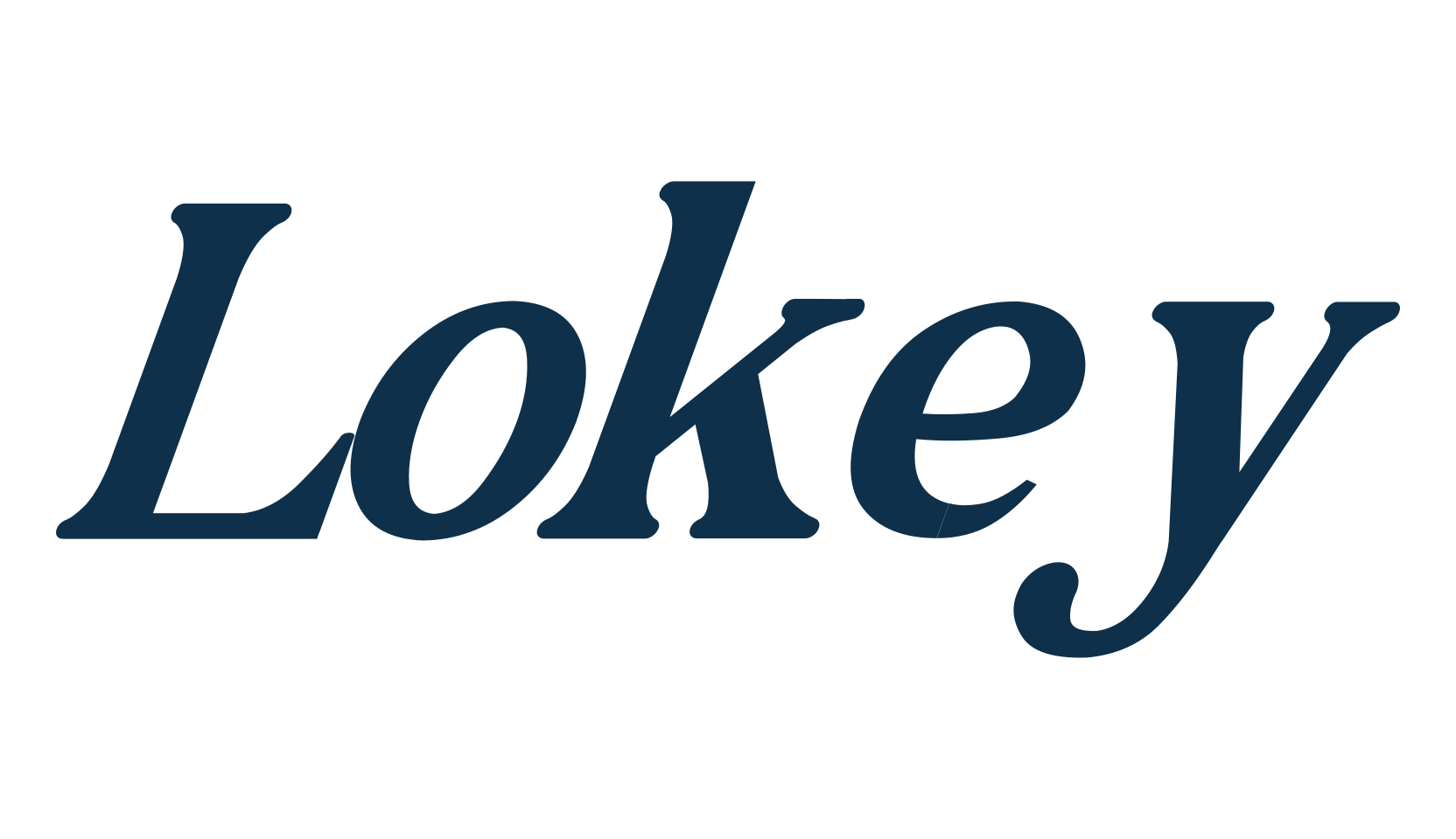 Lokey, basic serif font preview