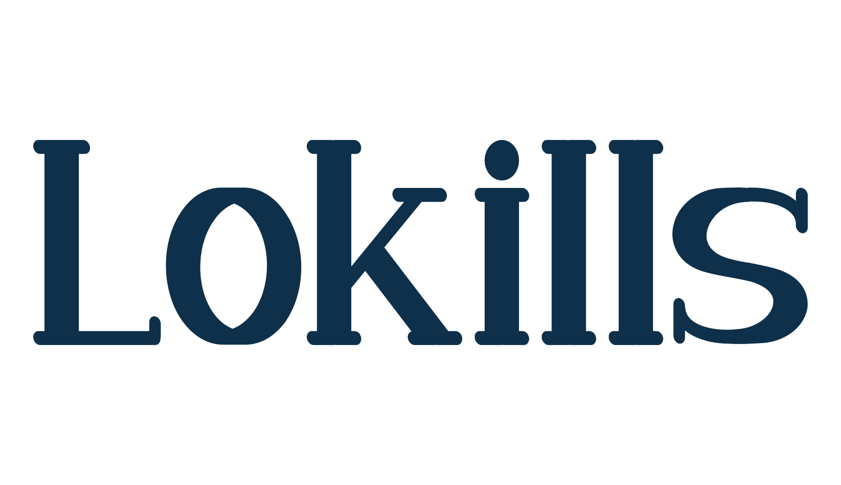 Lokills, basic serif font preview