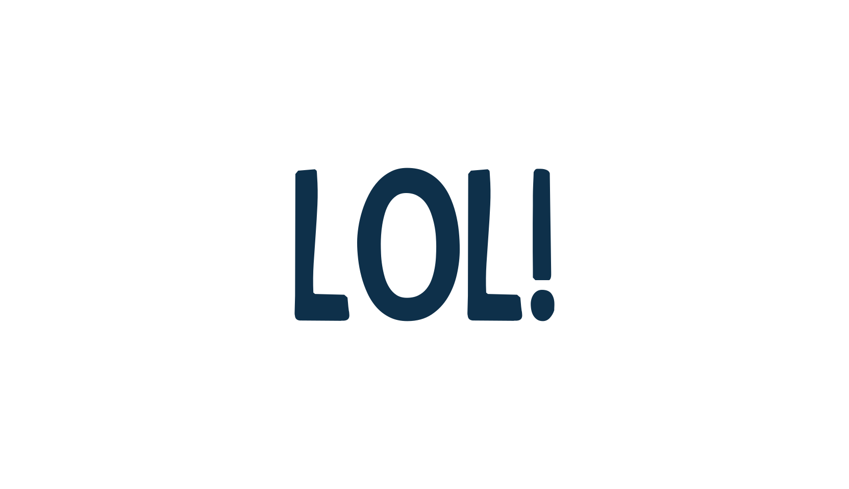 LOL!, fancy cartoon decorative comic font preview