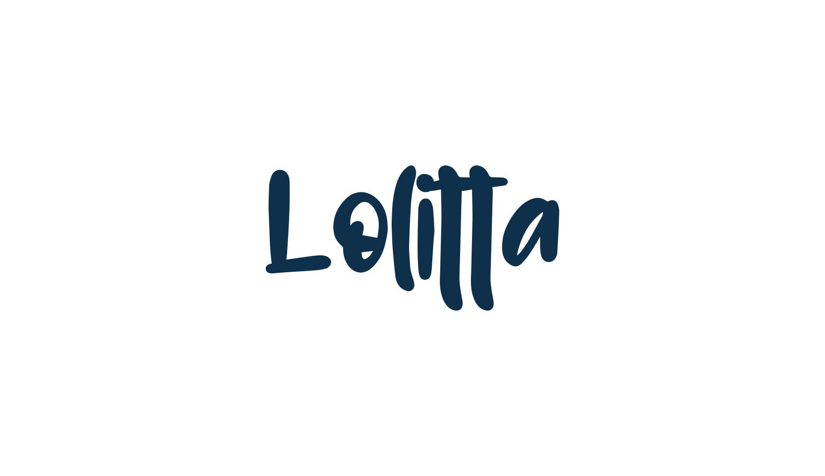 Lolitta, script brush fancy decorative calligraphy font preview