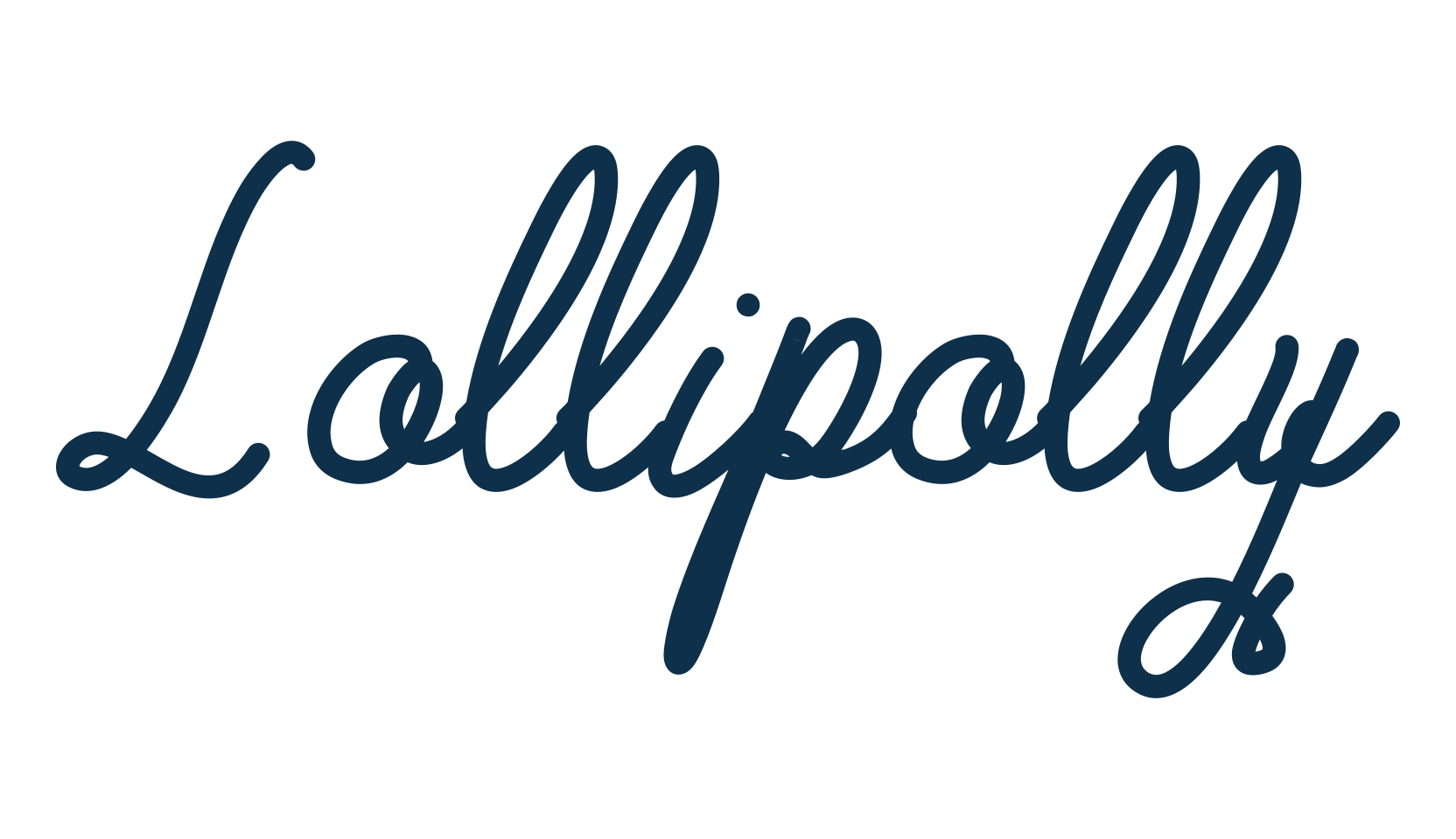 Lollipolly, script handwritten fancy decorative calligraphy font preview