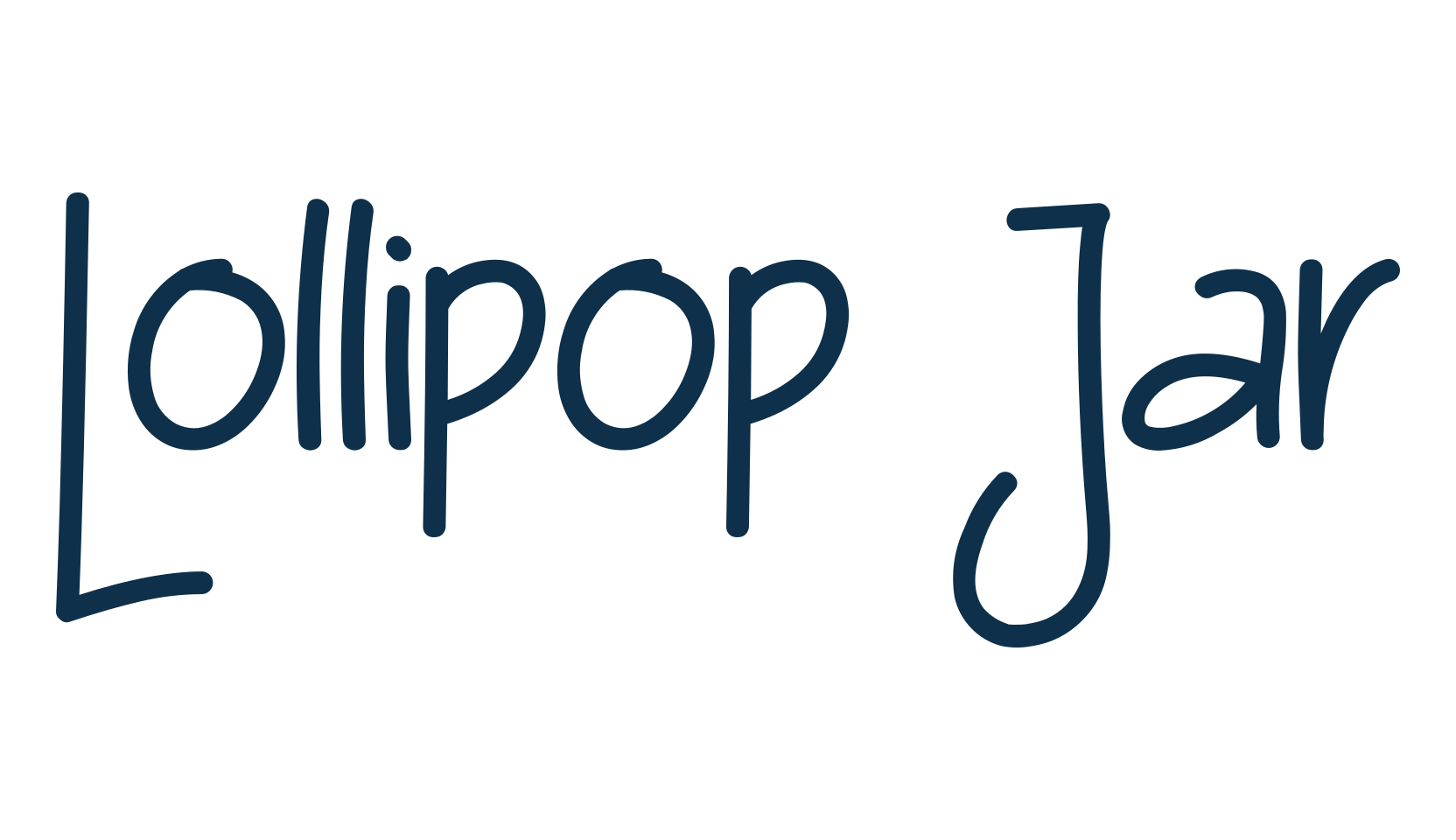 Lollipop Jar, script handwritten fancy decorative calligraphy font preview