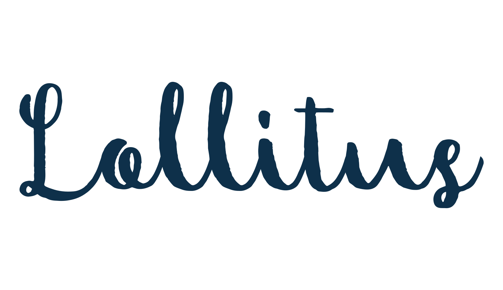 Lollitus, fancy various decorative script calligraphy font preview