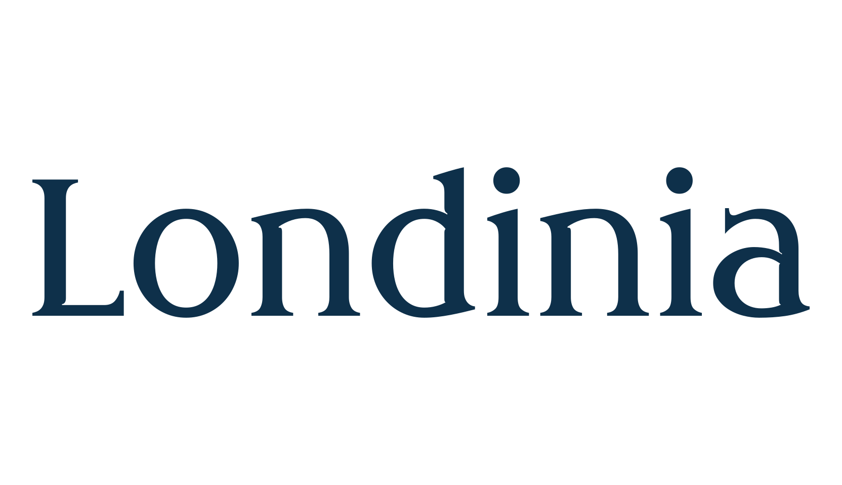 Londinia, basic serif font preview