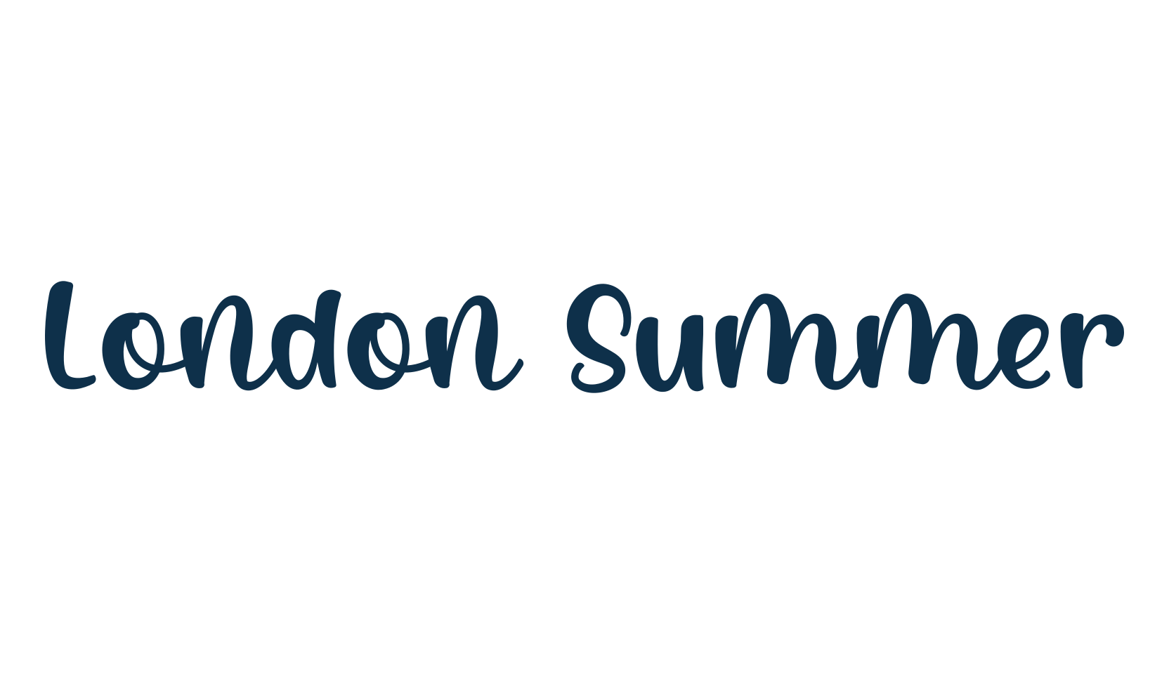 London Summer, fancy various decorative script calligraphy font preview