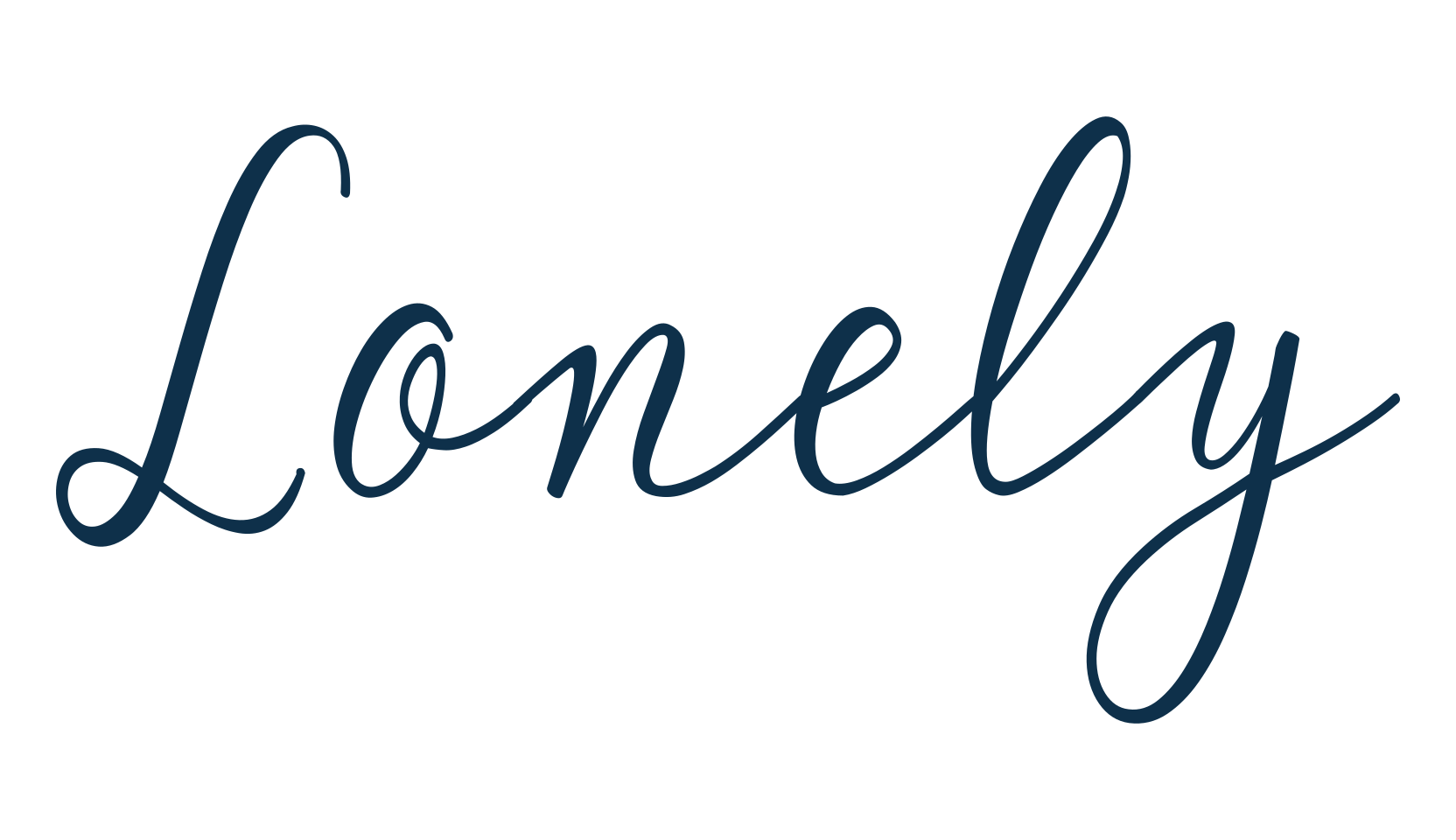 Lonely (lonely-2), script calligraphy fancy decorative font preview