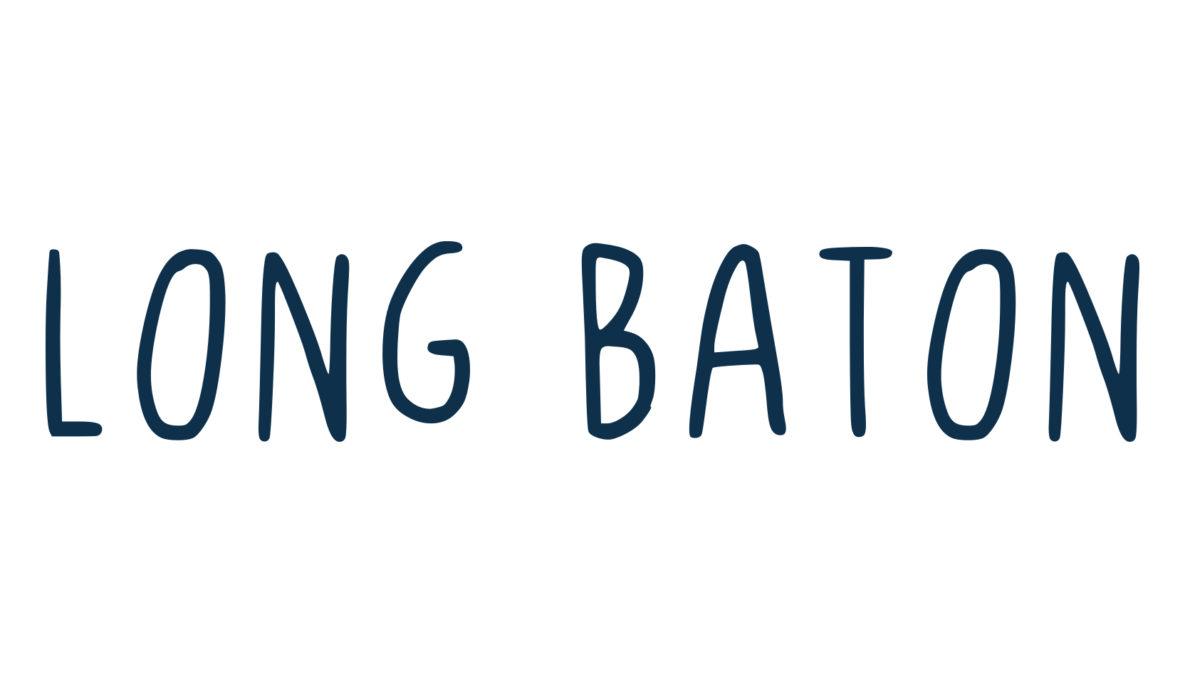 Long Baton, script handwritten fancy decorative calligraphy font preview