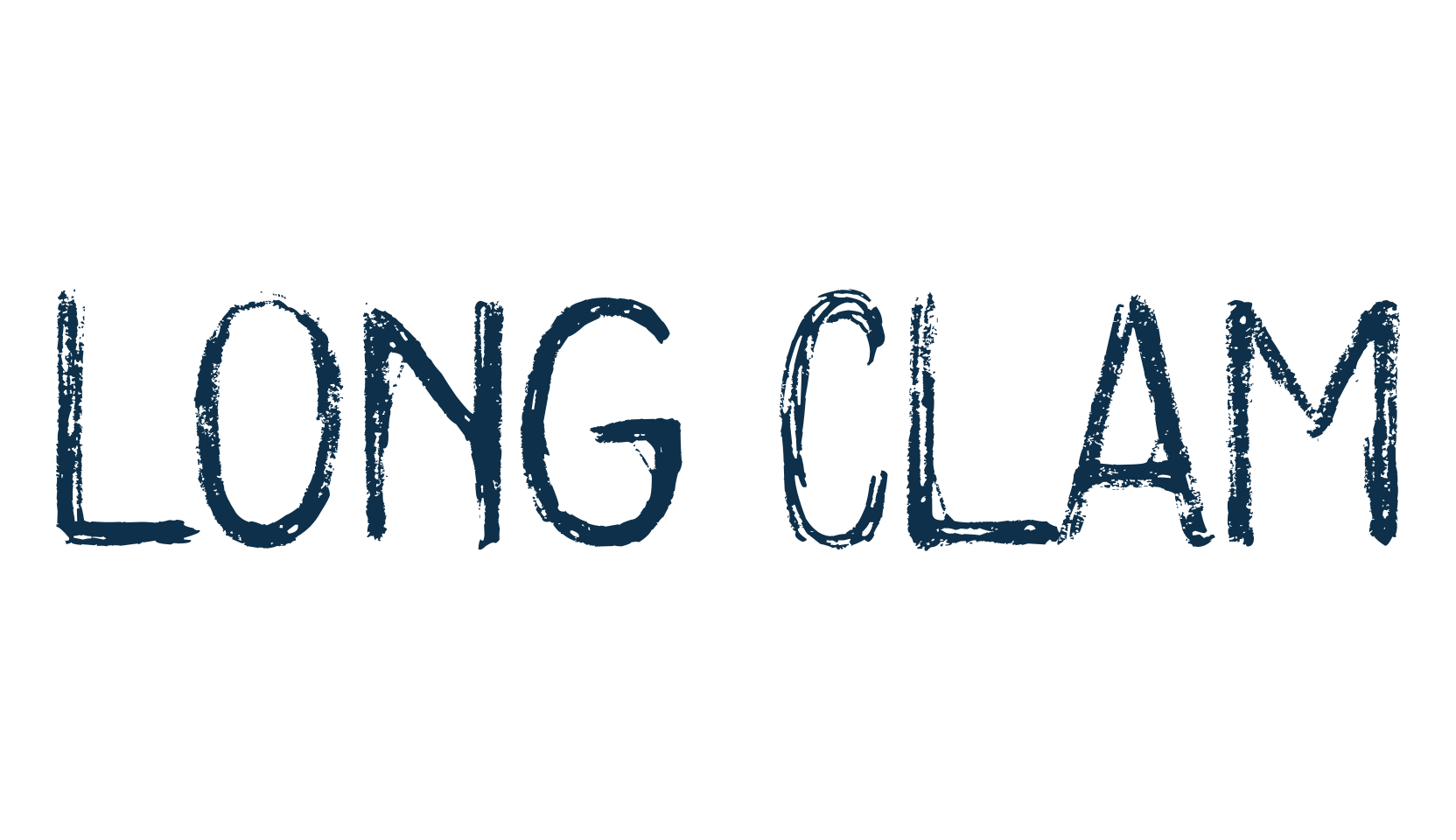 Long Clam, trash font preview